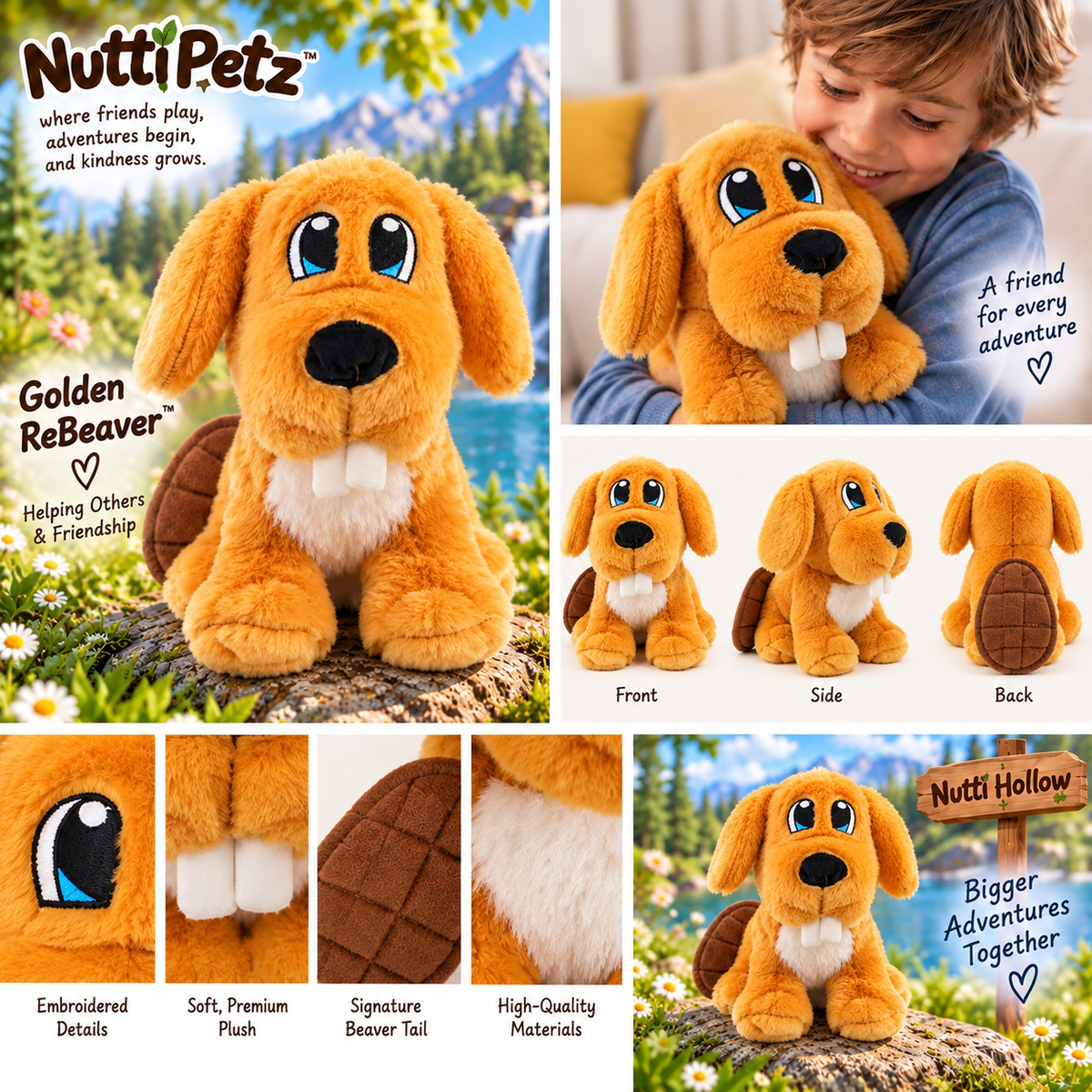 Golden ReBeaver™ Plush